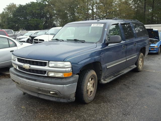 1GNEC16Z55J222616 - 2005 CHEVROLET SUBURBAN C BLUE photo 2