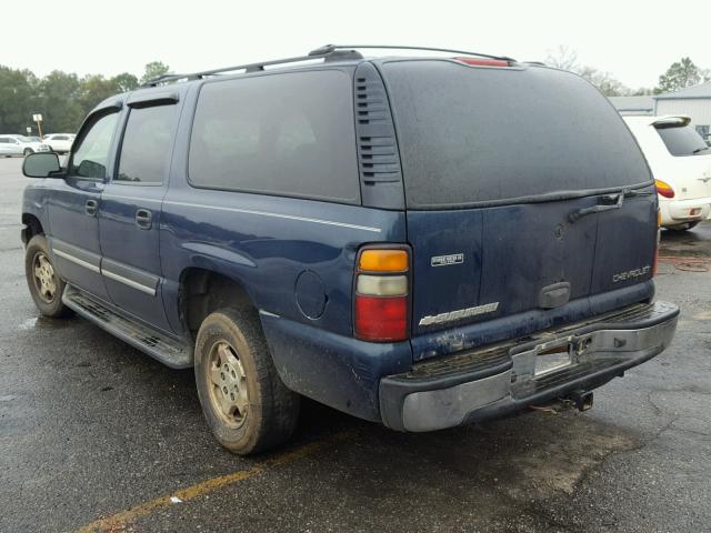 1GNEC16Z55J222616 - 2005 CHEVROLET SUBURBAN C BLUE photo 3