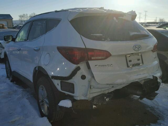 5NMZU3LB9HH006028 - 2017 HYUNDAI SANTA FE S 白色 照片 3