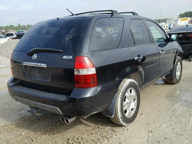 2HNYD18292H547831 - 2002 ACURA MDX BLACK photo 4