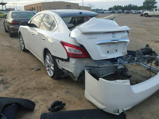 1N4AA5APXBC837095 - 2011 NISSAN MAXIMA S WHITE photo 3