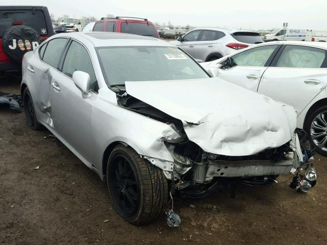 JTHCK262872012177 - 2007 LEXUS IS 250 SILVER photo 1