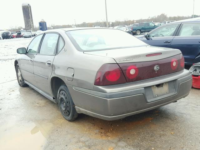 2G1WF52E139221902 - 2003 CHEVROLET IMPALA 棕色 照片 3