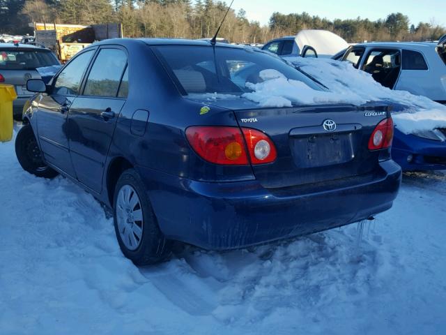 2T1BR32E24C241465 - 2004 TOYOTA COROLLA CE BLUE photo 3