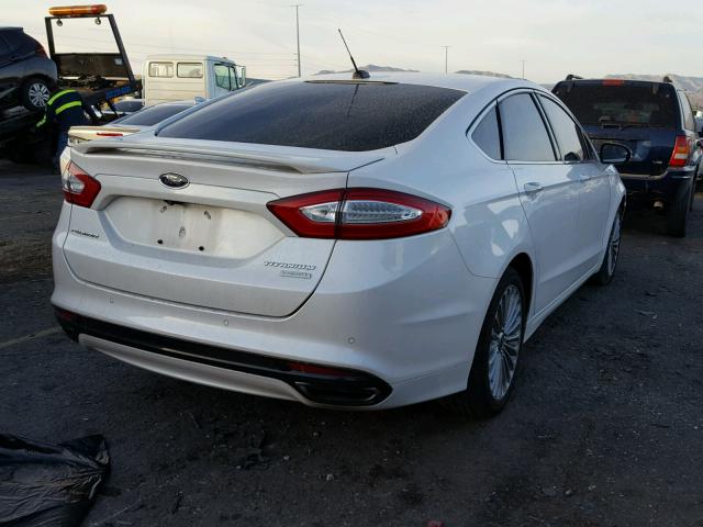 3FA6P0K95ER307372 - 2014 FORD FUSION TIT WHITE photo 4