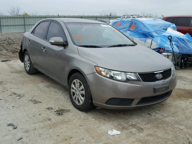 KNAFU4A24A5067594 - 2010 KIA FORTE EX SILVER photo 1