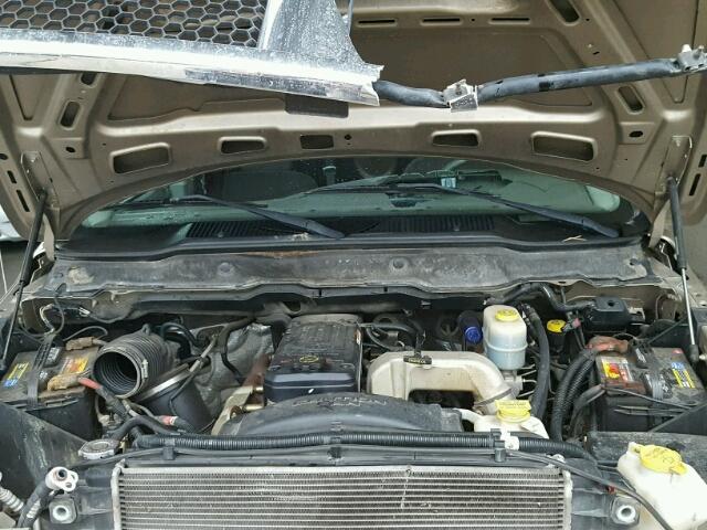3D7KA28663G828733 - 2003 DODGE RAM 2500 S TAN photo 7