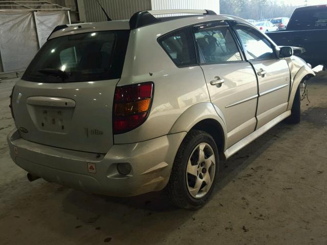 5Y2SL65818Z419659 - 2008 PONTIAC VIBE SILVER photo 4