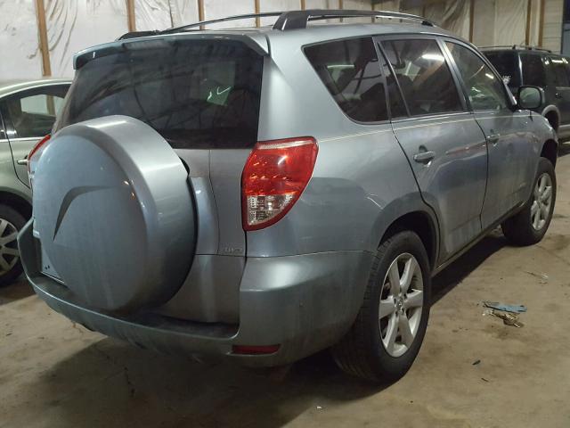 JTMBD31V286071394 - 2008 TOYOTA RAV4 LIMIT GREEN photo 4