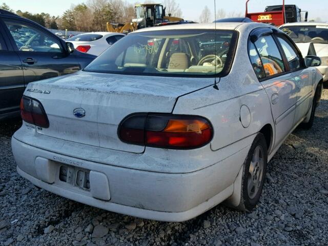 1G1NE52J62M677584 - 2002 CHEVROLET MALIBU LS WHITE photo 4