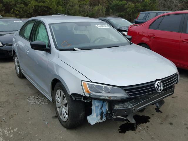 3VW2K7AJ1EM232031 - 2014 VOLKSWAGEN JETTA BASE 银色 照片 1