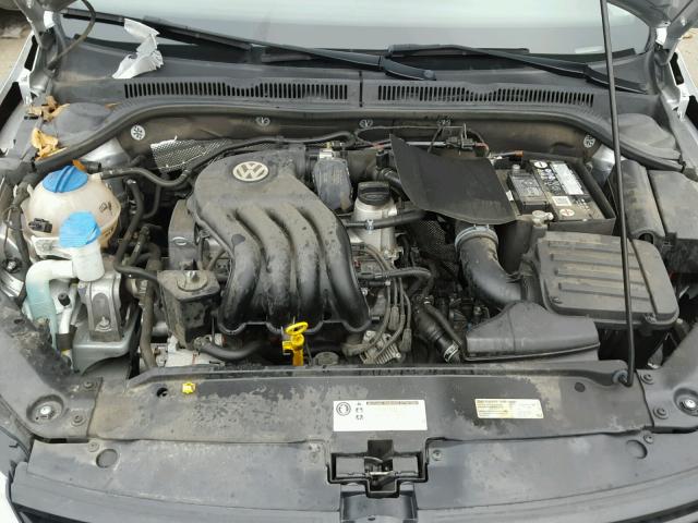 3VW2K7AJ1EM232031 - 2014 VOLKSWAGEN JETTA BASE 银色 照片 7