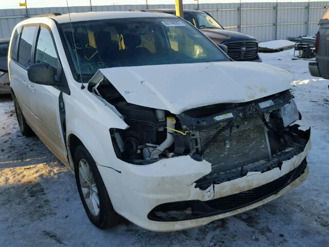 2C4RDGBG3DR535026 - 2013 DODGE GRAND CARA WHITE photo 1