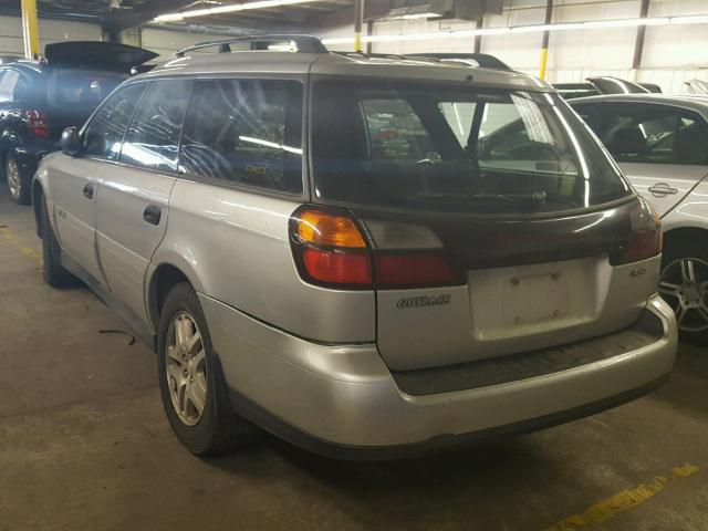 4S3BH675247642738 - 2004 SUBARU LEGACY OUT SILVER photo 3