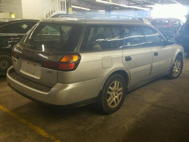 4S3BH675247642738 - 2004 SUBARU LEGACY OUT SILVER photo 4