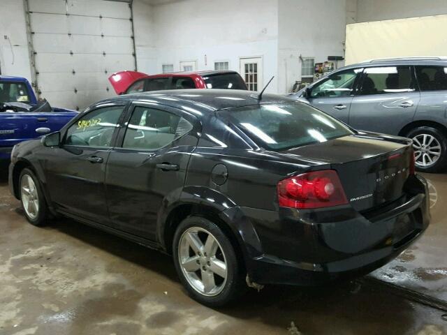 1B3BD2FB4BN544297 - 2011 DODGE AVENGER LU BLACK photo 3
