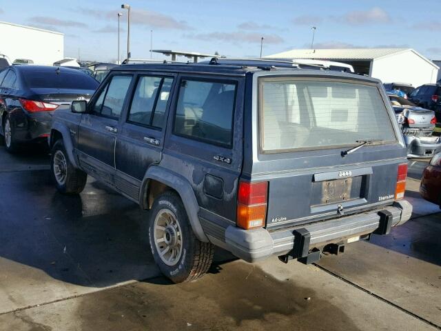 1J4FJ58L7KL608998 - 1989 JEEP CHEROKEE L GREEN photo 3