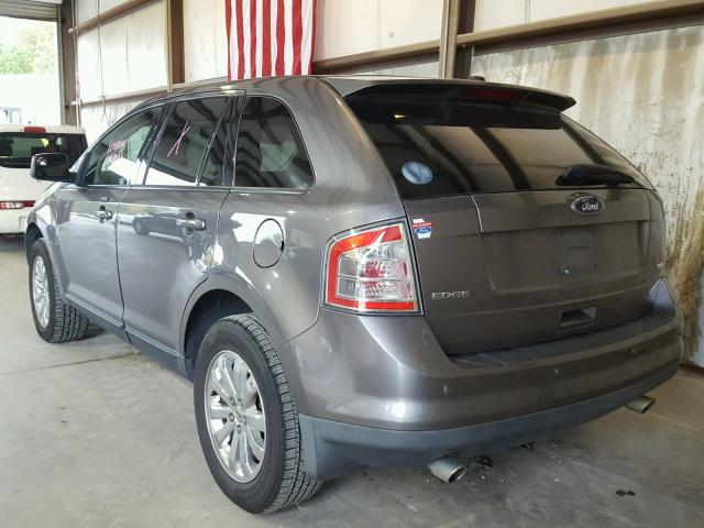 2FMDK38C79BA91786 - 2009 FORD EDGE SEL GRAY photo 3