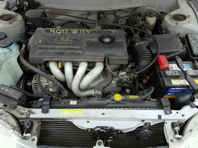 1NXBR12E2YZ404348 - 2000 TOYOTA COROLLA VE SILVER photo 7