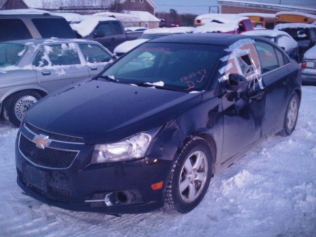 1G1PF5SC6C7233399 - 2012 CHEVROLET CRUZE LT BLACK photo 2