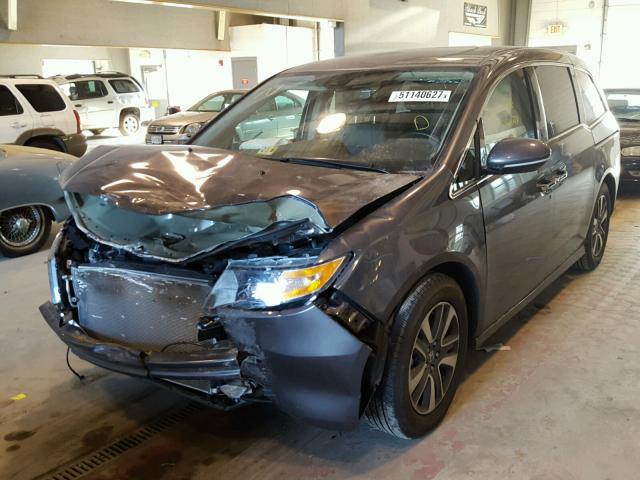 5FNRL5H99HB013714 - 2017 HONDA ODYSSEY TO GRAY photo 2