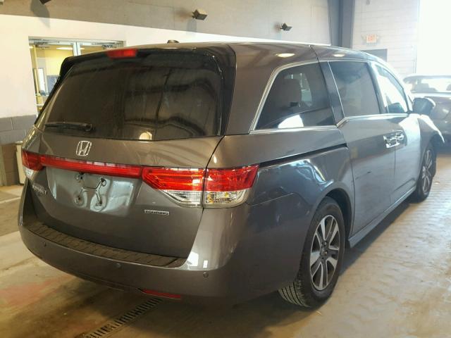 5FNRL5H99HB013714 - 2017 HONDA ODYSSEY TO GRAY photo 4