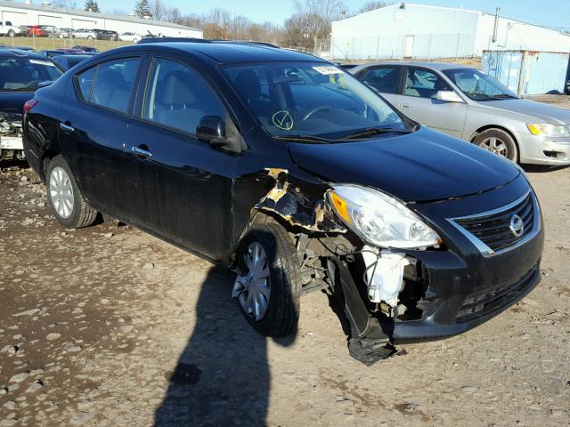 3N1CN7AP4DL880960 - 2013 NISSAN VERSA S BLACK photo 1