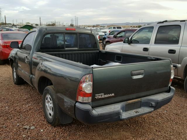 5TENX22N79Z655503 - 2009 TOYOTA TACOMA GREEN photo 3