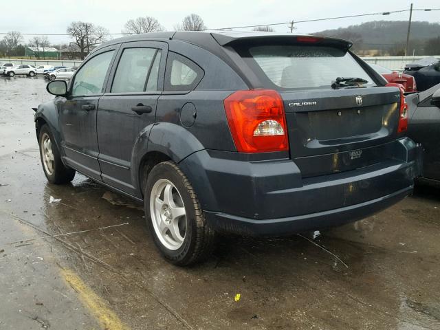 1B3HB48B47D202449 - 2007 DODGE CALIBER SX GRAY photo 3