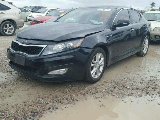 5XXGN4A70CG084844 - 2012 KIA OPTIMA EX BLACK photo 2