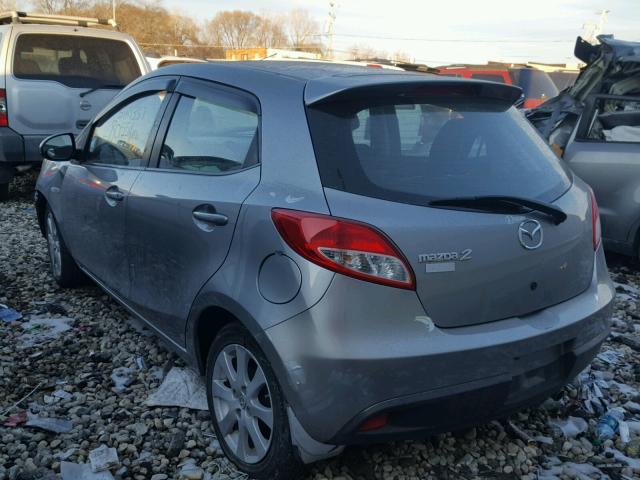 JM1DE1LZ8C0141793 - 2012 MAZDA MAZDA2 SILVER photo 3