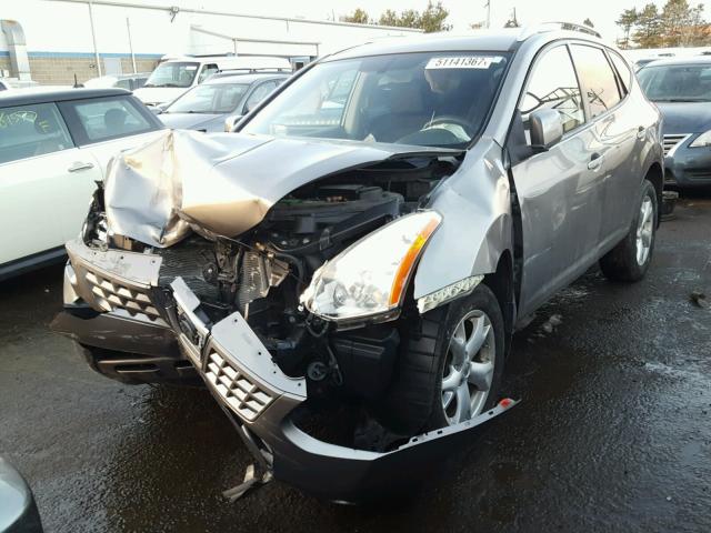 JN8AS58V38W400773 - 2008 NISSAN ROGUE S GRAY photo 2