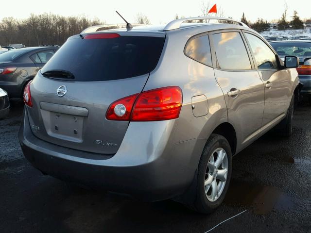 JN8AS58V38W400773 - 2008 NISSAN ROGUE S GRAY photo 4