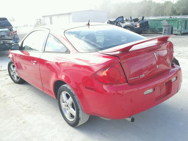 1G2AS18H097273916 - 2009 PONTIAC G5 RED photo 3