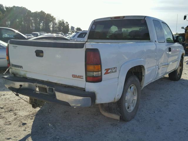 2GTEK19T341217670 - 2004 GMC NEW SIERRA WHITE photo 4