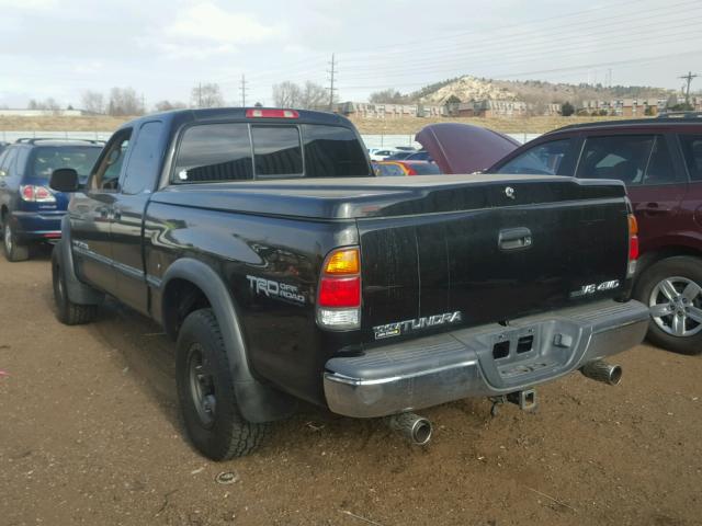 5TBBT44152S317789 - 2002 TOYOTA TUNDRA ACC BLACK photo 3