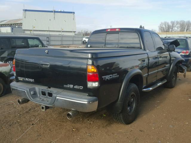 5TBBT44152S317789 - 2002 TOYOTA TUNDRA ACC BLACK photo 4