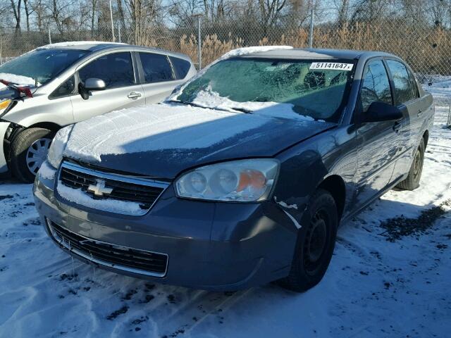 1G1ZS58F97F276622 - 2007 CHEVROLET MALIBU LS ნაცრისფერი ფოტო 2