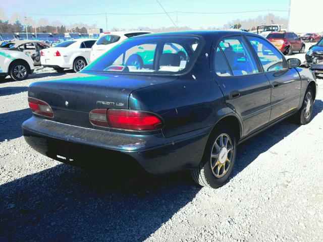 1Y1SK5280VZ435909 - 1997 GEO PRIZM LSI GREEN photo 4