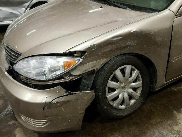 4T1BE30K75U428950 - 2005 TOYOTA CAMRY LE TAN photo 9