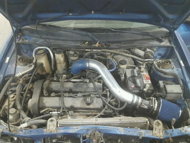 3FAFP11323R136693 - 2003 FORD ESCORT ZX2 BLUE photo 7