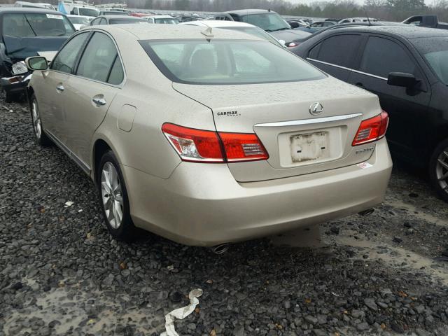 JTHBK1EG1B2420712 - 2011 LEXUS ES 350 TAN photo 3