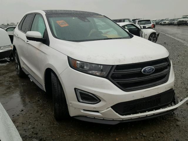 2FMPK4AP3GBB59272 - 2016 FORD EDGE SPORT WHITE photo 1