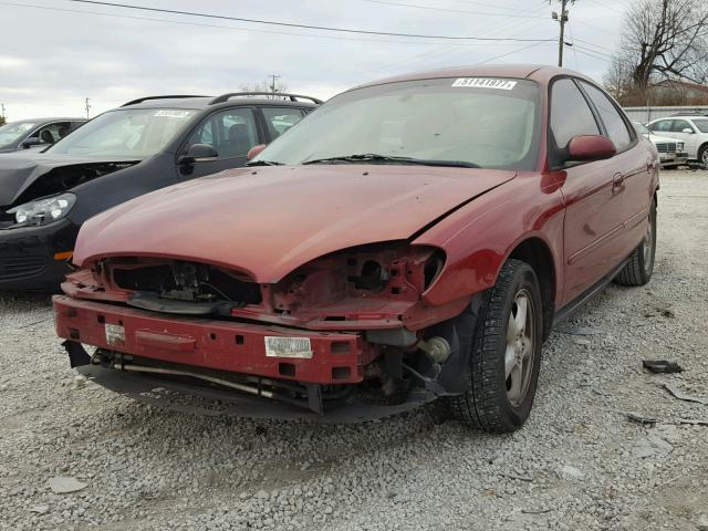 1FAFP55U33A207016 - 2003 FORD TAURUS SES MAROON photo 2