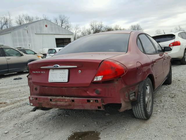 1FAFP55U33A207016 - 2003 FORD TAURUS SES MAROON photo 4