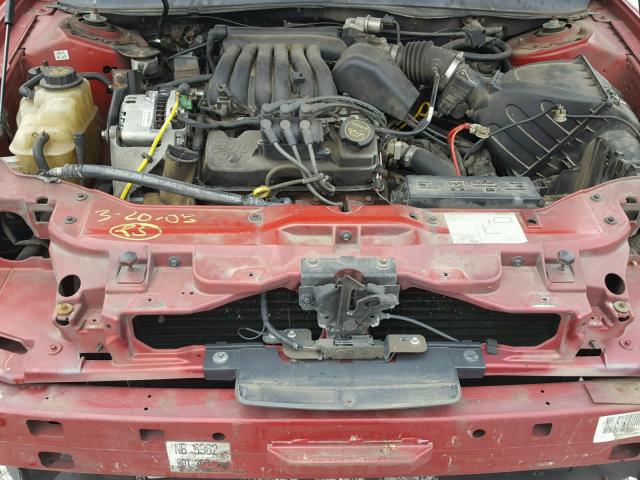 1FAFP55U33A207016 - 2003 FORD TAURUS SES MAROON photo 7