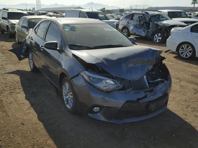 2T1BURHE1EC057256 - 2014 TOYOTA COROLLA L CHARCOAL photo 1