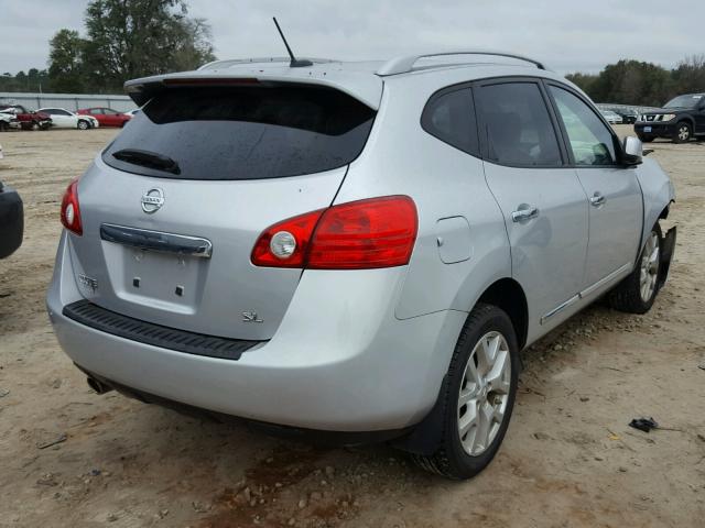 JN8AS5MTXCW252408 - 2012 NISSAN ROGUE S SILVER photo 4