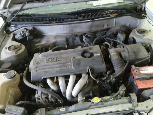 1NXBR12E81Z424349 - 2001 TOYOTA COROLLA CE GRAY photo 7