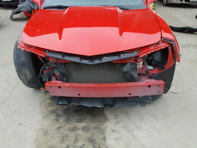 2G1FB1E36E9214722 - 2014 CHEVROLET CAMARO LT RED photo 9